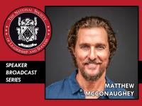 NSLS logo, Matthew McConaughey photo