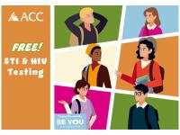 Free STI & HIV Testing @ ACC graphic