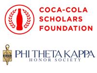 Coca-Cola Scholars Foundation and PTK logos