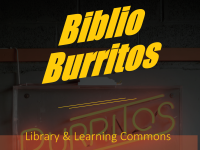 Biblio Burritos - flyer