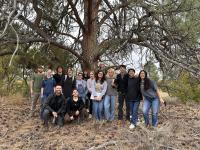 ACC's Biology Honors Research team in Backcountry Wilderness Area