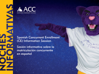 Noches Informativas: Spanish Concurrent Enrollment Information Session postcard cover