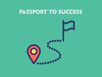 Passport to Success - trail from starting point to flag