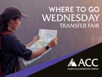 Person holding map - Where to Go Wednesday - ACC logo