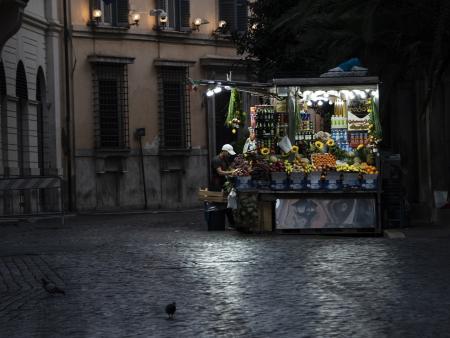 Untitled (Italian Street Vender, Travel Abroad Program)