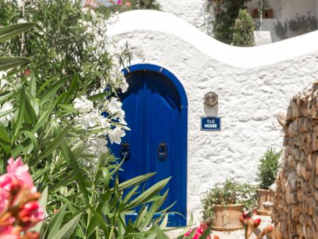 Emily Alacron - Blue Door - Hydra, Greece