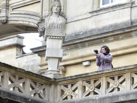 Student taking photos - London 2017