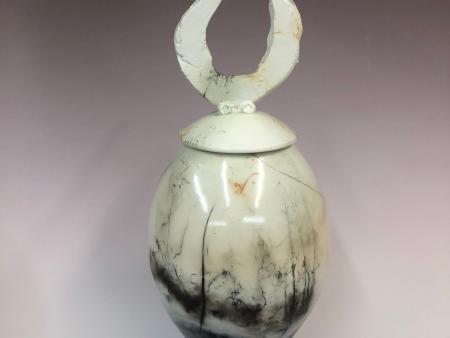 Bob Smith - Ghost Lidded Vase