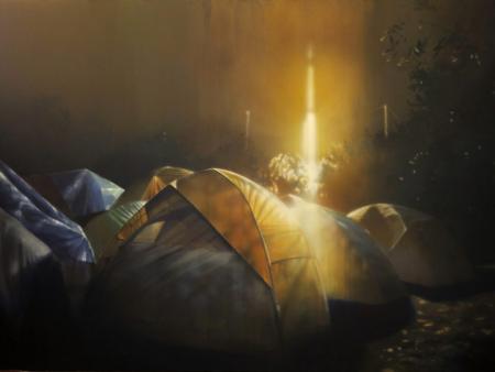 Nathan Abels - SpaceX Tent City