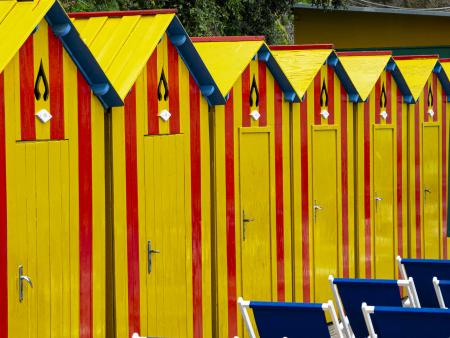 Cathie Evans Title: Sorrento Beach Huts