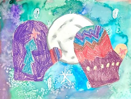 Adeline Peticolas Mixed Media - Watercolor, Crayons, Pastels Kindergarten Teacher: Lezlee Raub East Elementary