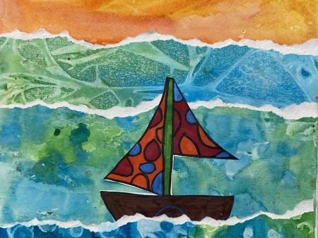 Carter Maddock Watercolor & Marker 3rd Grade Teacher: Joanna Mitchell Ford Elementary