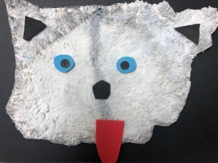 Esme A. Paper Mache and paint 5th Grade Teacher: Susan Maxwell Twain Elementary