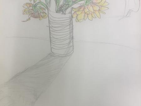 Grace Fan pencil/colored pencil 5th Grade Teacher: JulieVincelette Sandburg Elementary