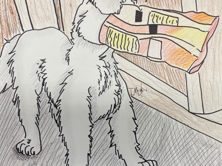 Ivy Munoz mixed media 8th Grade Teacher: Shannon Hanschen Goddard Middle School