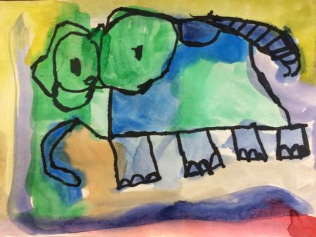 Nolan Owen Watercolor 1st Grade Teacher: Scarlet Lammers Highland Elementary