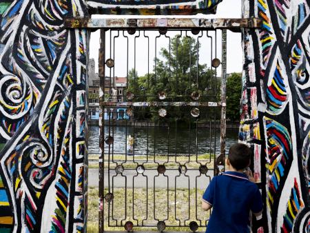 Jennifer Myers Title: Boy at the Berlin Wall