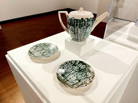 Ben Rotherham Title: Tea Pot and Plates