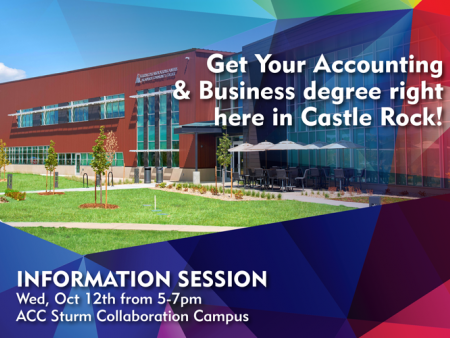 Sturm Collaboration Campus Accounting Info Session flyer