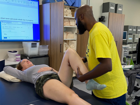 ACC Physical Therapist Assistants training at the Sturm Collaboration Campus at Castle Rock