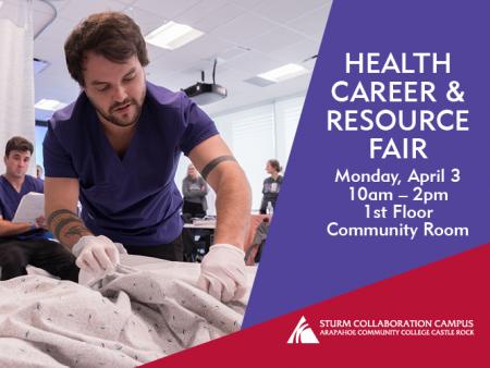 Health Career and Resource Fair April 3 