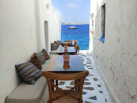 Trish Sangelo Mykonos Alley View