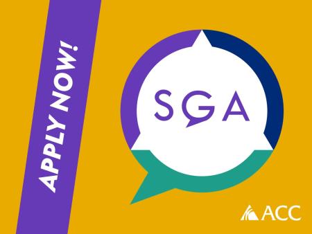 Apply Now - SGA and ACC logos