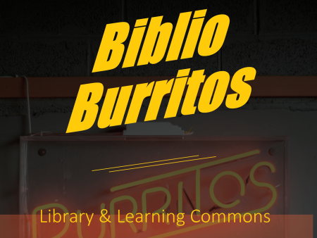 Biblio Burritos - flyer