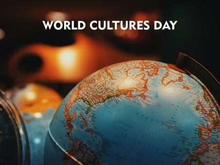 World Cultures Day - 2 globes