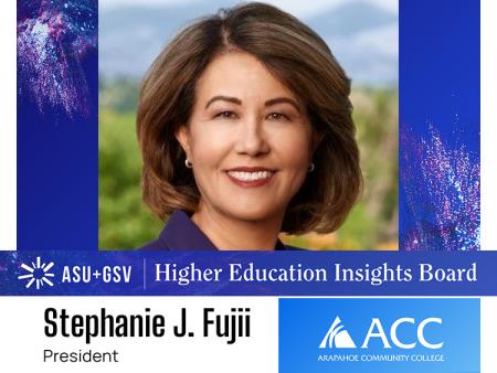 ACC President Stephanie J. Fujii (photo) and ACC logo. 