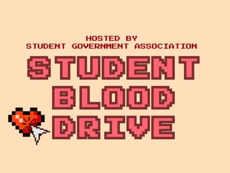 Student Blood Drive graphic