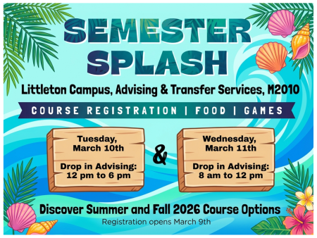 Semester Splash flyer