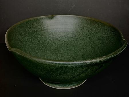 Christensen, Connie - Large Forest Green Bowl