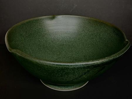 Christensen, Connie - Large Forest Green Bowl