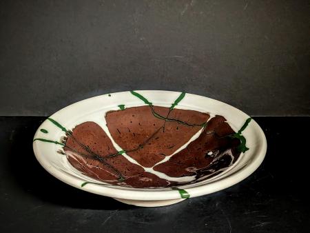 Klingman, Jim - Brown, White and Green Plate