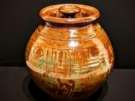McKinnell, Jim - Brown Stoneware with Lid