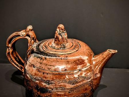 McKinnell, Jim - Rare Japanese Tenmoku Teapot 