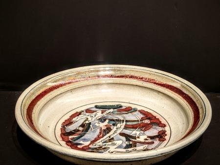 McKinnell, Jim - Abstract Tenmoku Opalescent Platter 