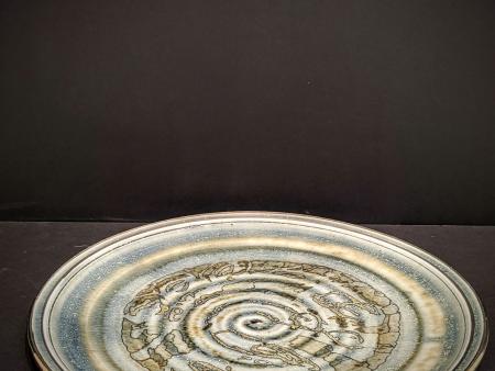 McKinnell, Jim - Blue Porcelain Lackluster Plate