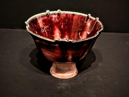 McKinnell, Nan - Porcelain Oxblood Red Vase