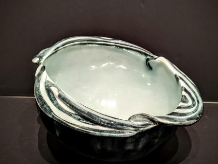 McKinnell, Nan - 1990's Porcelain Manganese Bowl