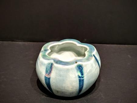 McKinnell, Nan - Porcelain Opalescent Blue Vase