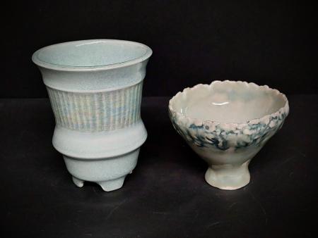 MCK McKinnell, Nan McKinnell - Porcelain Case, Pedestal Bowl