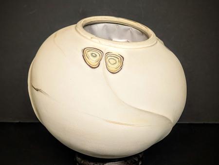 Durst, Peter - Layered White Clay and Wood Bowl