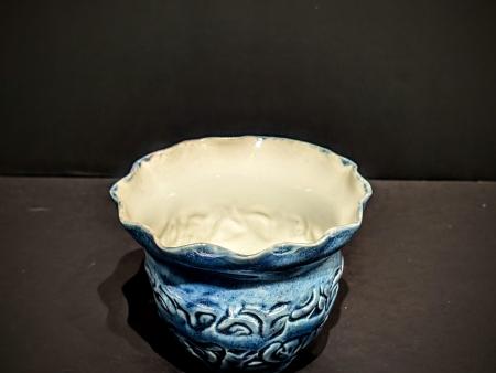 McKinnell, Nan - Blue Opalescent Vase