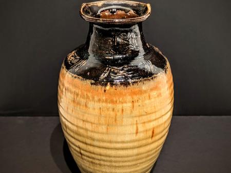McKinnell, Nan - Hand-built Brown Stoneware Large Vase
