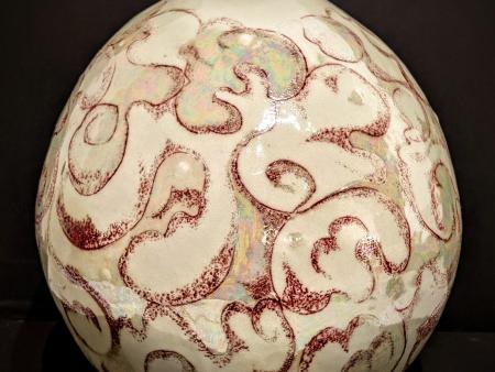 McKinnell, Nan - 1970's Opalescent Porcelain Large Vase