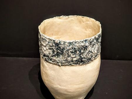 McKinnell, Nan - Salt-Fired Footed Vase