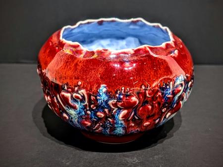 McKinnell, Nan - Request Red Porcelain bowl