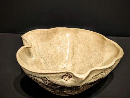 McKinnell, Nan - Wavy Raku Bowl